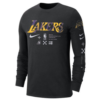 Λος Άντζελες Λέικερς  Ανδρικό μακρυμάνικο T-Shirt Nike NBA